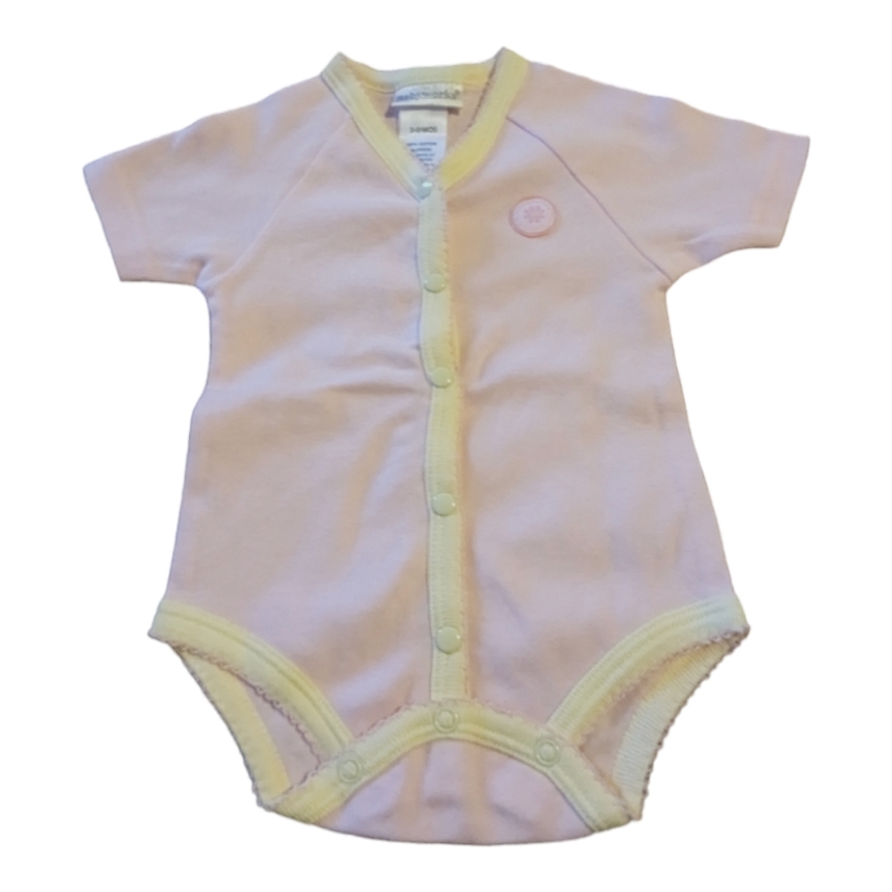☀️5/$15 Summer Sale☀️Babyworks Buttoned Short-Sleeve Onesie